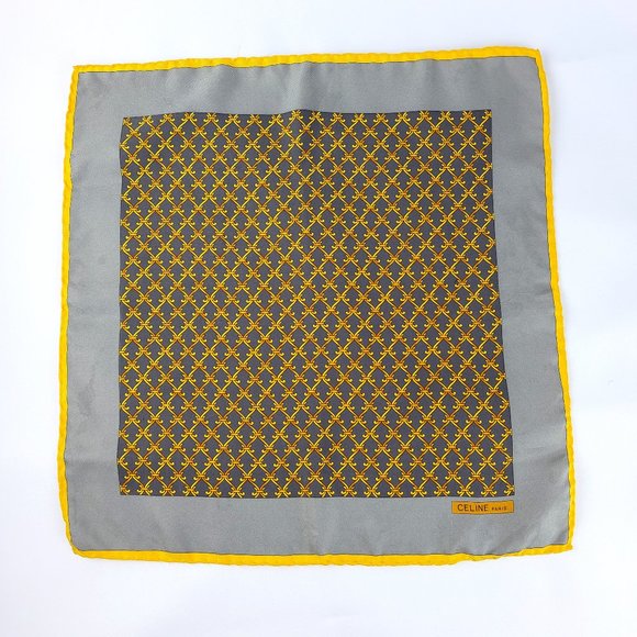 Celine Paris Vintage Silk Handkerchief - Picture 1 of 6